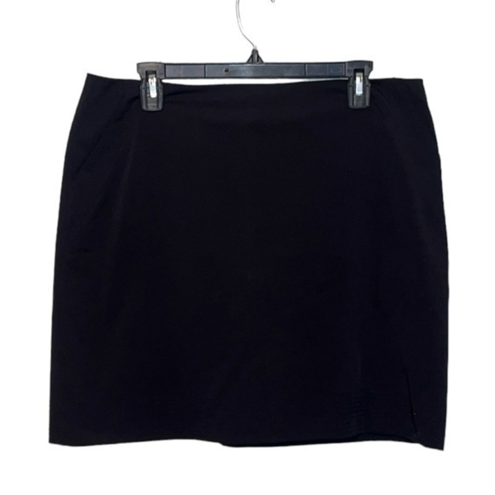 INC international concepts dressy mini skirt black size 12